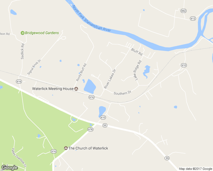 map of restaurants, bars, coffee shops, grocery stores, and more near 334 River Lakes Drive in Strasburg