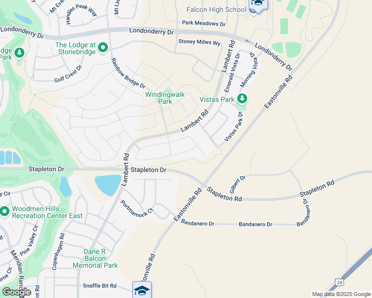 map of restaurants, bars, coffee shops, grocery stores, and more near 12882 Morning Breeze Way in Peyton