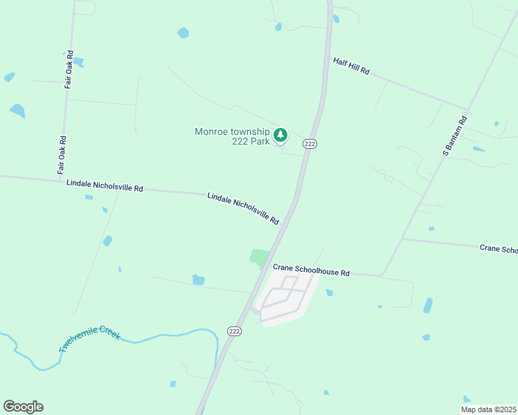 map of restaurants, bars, coffee shops, grocery stores, and more near 2268 Lindale Nicholsville Road in Amelia