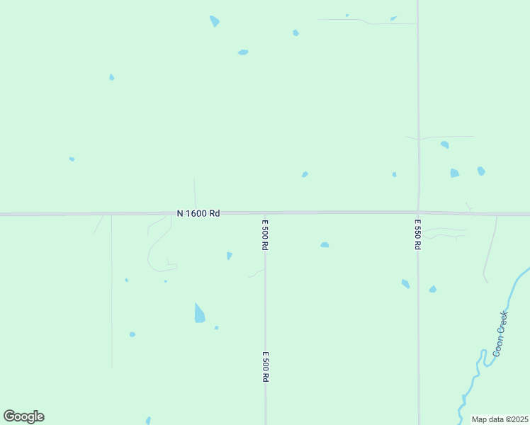 map of restaurants, bars, coffee shops, grocery stores, and more near 500 North 1600 Road in Lawrence