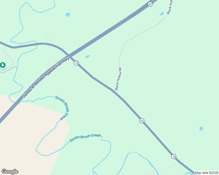 map of restaurants, bars, coffee shops, grocery stores, and more near 10816 Ohio 73 in Peebles