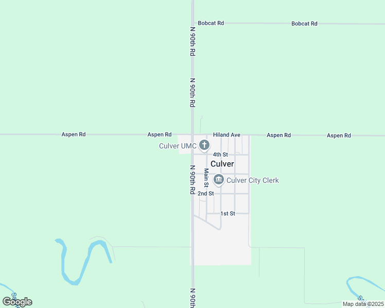 map of restaurants, bars, coffee shops, grocery stores, and more near 101 4th Street in Culver