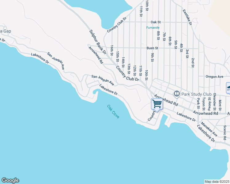 map of restaurants, bars, coffee shops, grocery stores, and more near 13130 Lakeshore Drive in Clearlake