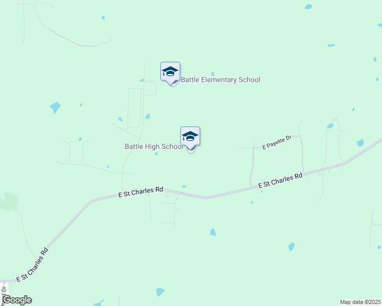 map of restaurants, bars, coffee shops, grocery stores, and more near 7575 Saint Charles Road in Columbia