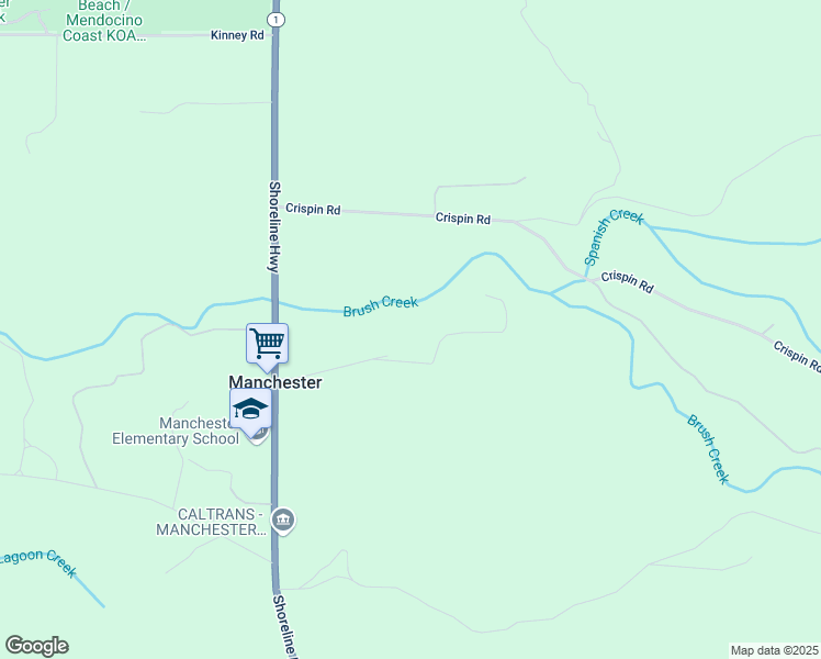 map of restaurants, bars, coffee shops, grocery stores, and more near 43700 Creamery Lane in Manchester