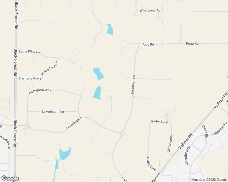 map of restaurants, bars, coffee shops, grocery stores, and more near 9727 Kilninver Court in Colorado Springs