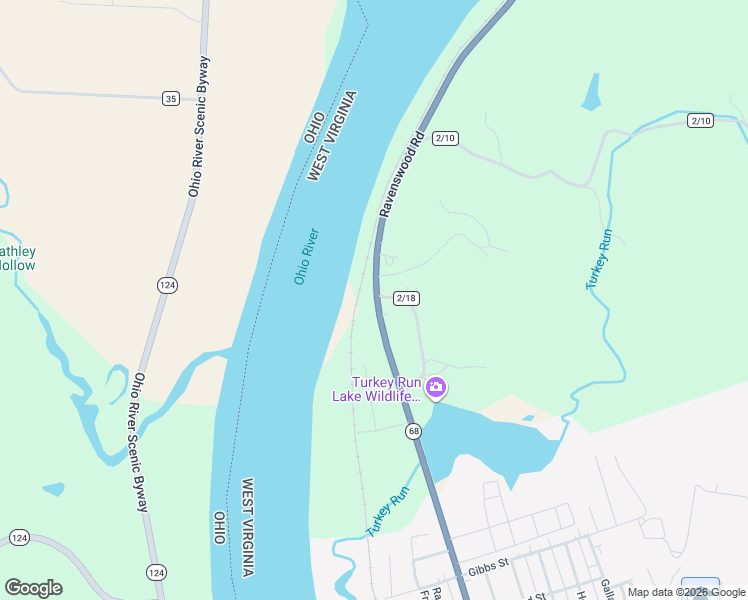 map of restaurants, bars, coffee shops, grocery stores, and more near Washington Rd in Ravenswood