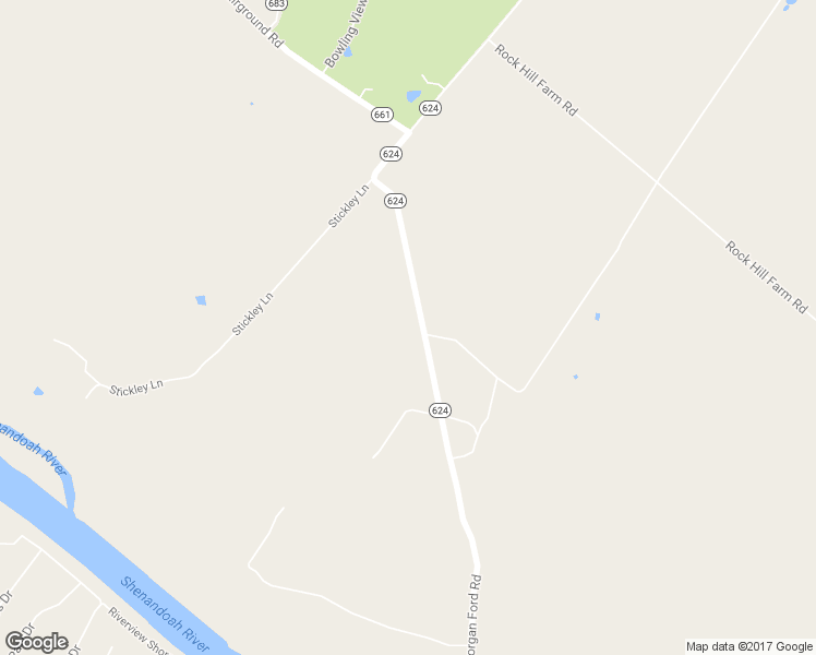 map of restaurants, bars, coffee shops, grocery stores, and more near 2425 Morgan Ford Road in Front Royal