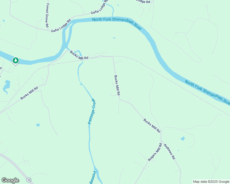 map of restaurants, bars, coffee shops, grocery stores, and more near 1784 Bucks Mill Road in Strasburg