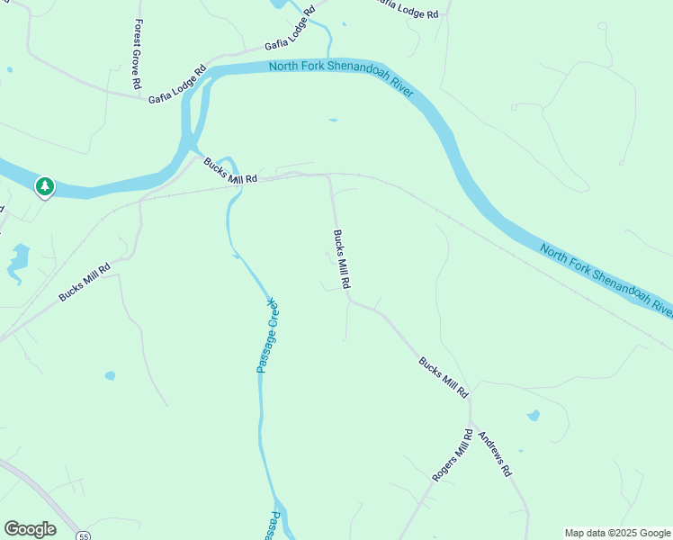 map of restaurants, bars, coffee shops, grocery stores, and more near 1784 Bucks Mill Road in Strasburg