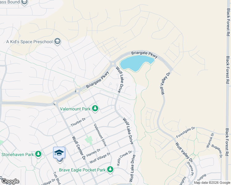 map of restaurants, bars, coffee shops, grocery stores, and more near 6461 MOOR GRASS HTS in Colorado Springs