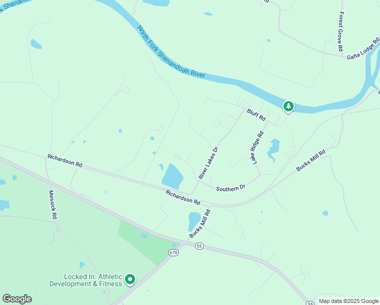 map of restaurants, bars, coffee shops, grocery stores, and more near 75 Southern Drive in Strasburg