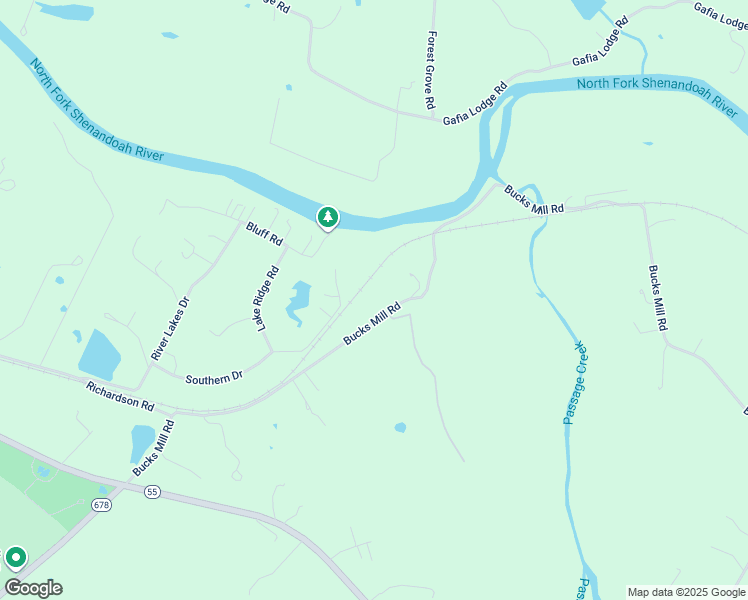 map of restaurants, bars, coffee shops, grocery stores, and more near 751 Bucks Mill Road in Strasburg