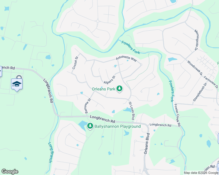 map of restaurants, bars, coffee shops, grocery stores, and more near 2210 Algiers Street in Union