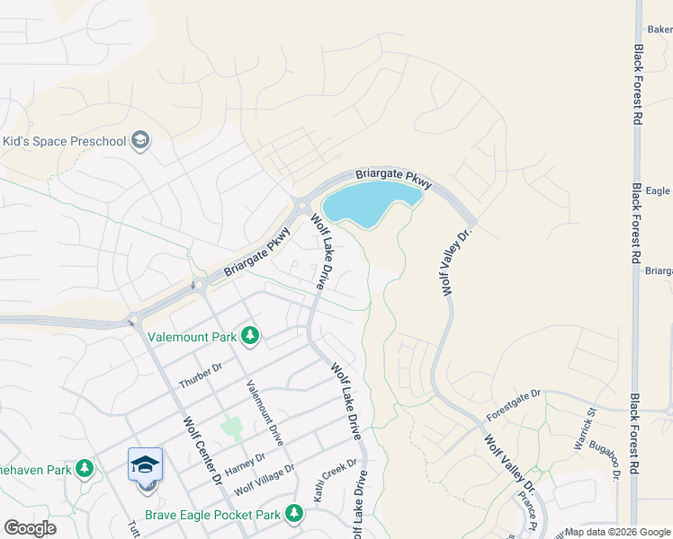 map of restaurants, bars, coffee shops, grocery stores, and more near 10042 Prima Run Place in Colorado Springs