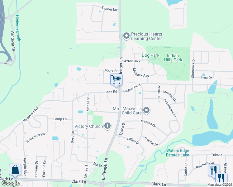 map of restaurants, bars, coffee shops, grocery stores, and more near in Columbia