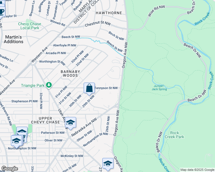 map of restaurants, bars, coffee shops, grocery stores, and more near 6301 29th Place Northwest in Washington