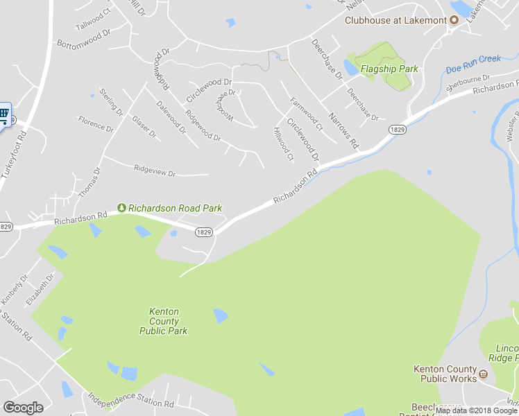 map of restaurants, bars, coffee shops, grocery stores, and more near 3869 Richardson Road in Independence