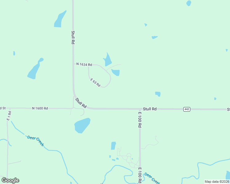 map of restaurants, bars, coffee shops, grocery stores, and more near North 1600 Road in Berryton