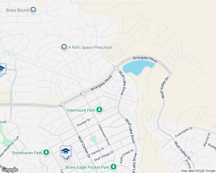 map of restaurants, bars, coffee shops, grocery stores, and more near 6357 MOOR GRASS HTS in Colorado Springs