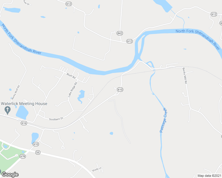 map of restaurants, bars, coffee shops, grocery stores, and more near 847 Bucks Mill Road in Strasburg