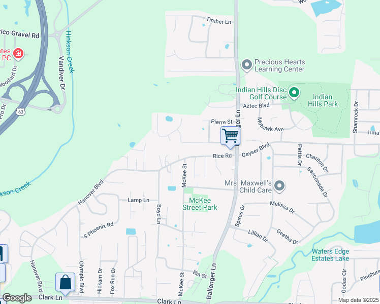 map of restaurants, bars, coffee shops, grocery stores, and more near 2116 Carol Drive in Columbia