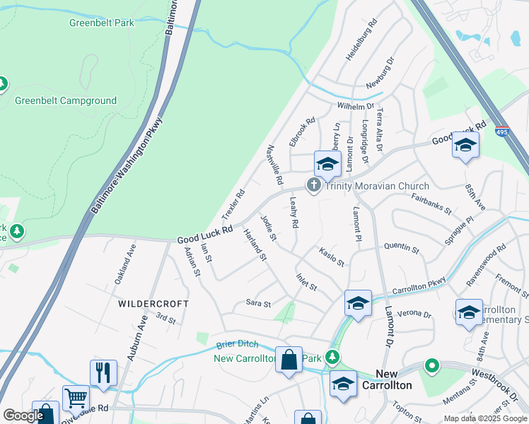 6901 Good Luck Road, New Carrollton MD Walk Score