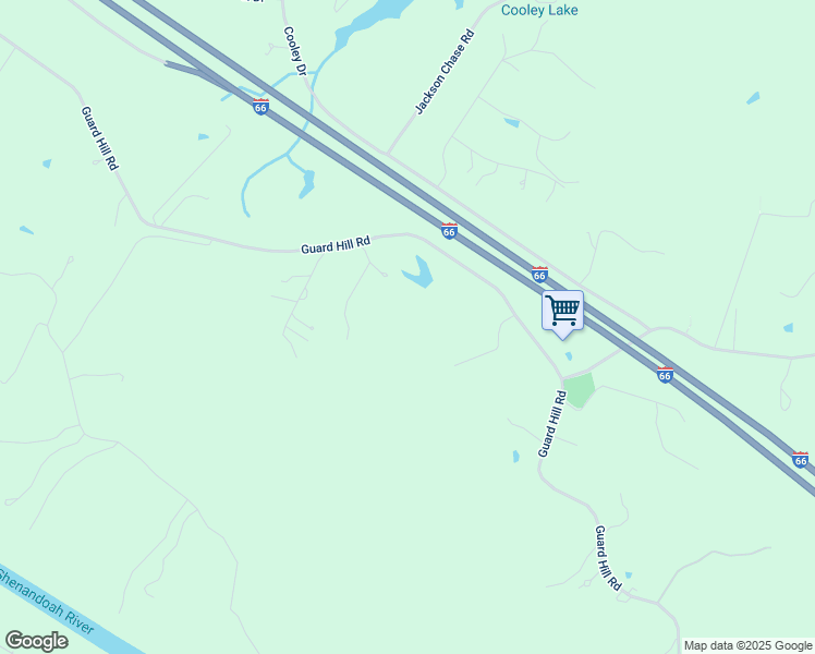 map of restaurants, bars, coffee shops, grocery stores, and more near 2086 Guard Hill Road in Middletown