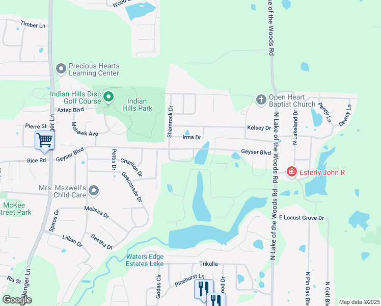 map of restaurants, bars, coffee shops, grocery stores, and more near 3781 Waterfront Drive North in Columbia