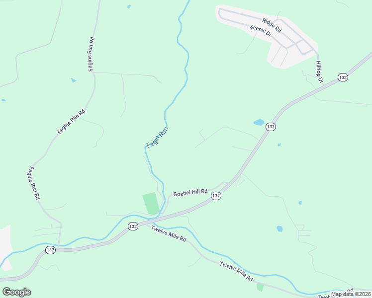 map of restaurants, bars, coffee shops, grocery stores, and more near 1196 Riebel Ridge Road in New Richmond