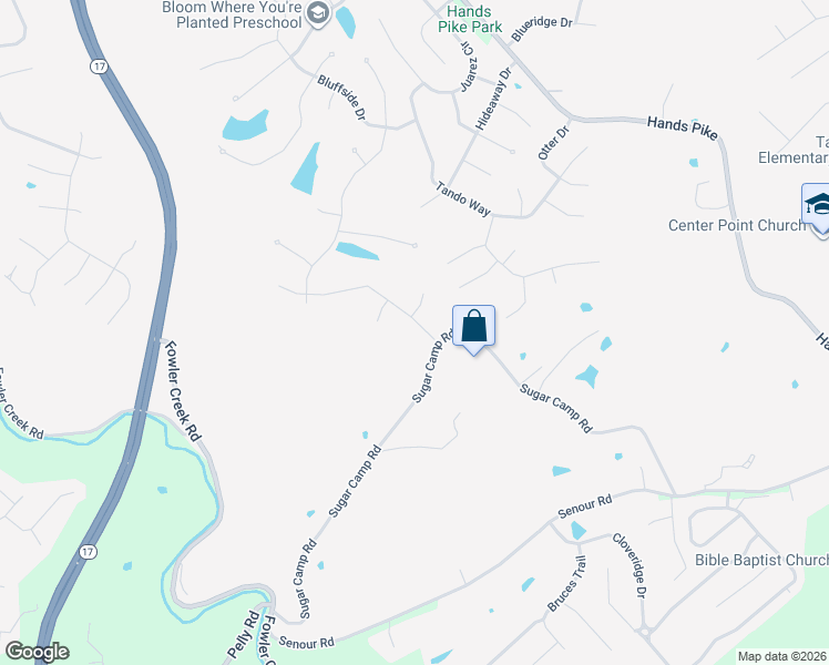 map of restaurants, bars, coffee shops, grocery stores, and more near 163 Bent Tree Drive in Covington