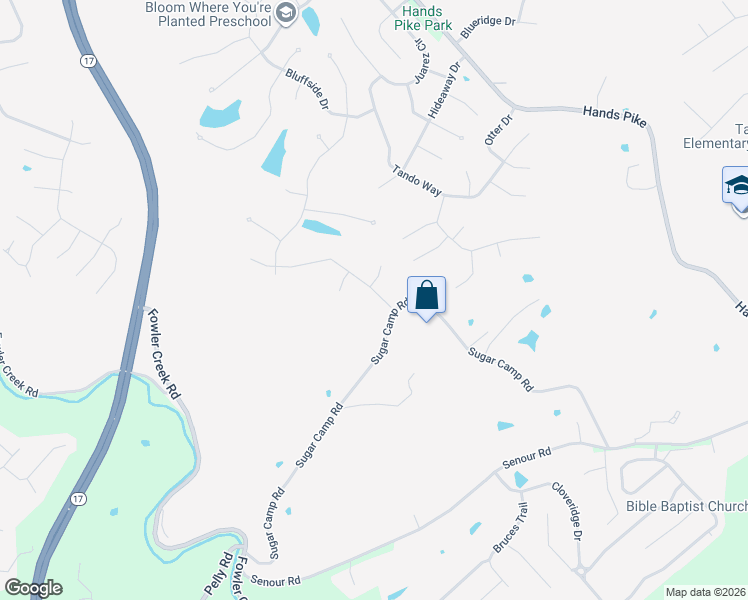map of restaurants, bars, coffee shops, grocery stores, and more near 163 Bent Tree Drive in Covington