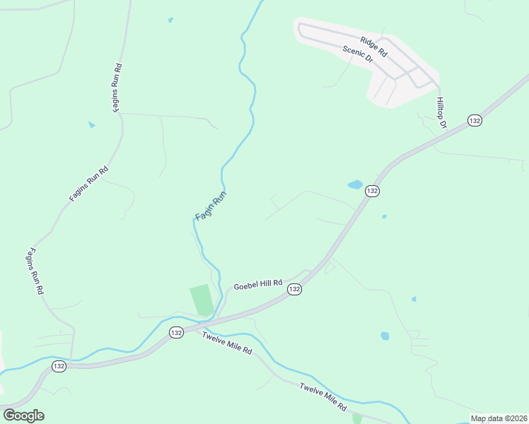 map of restaurants, bars, coffee shops, grocery stores, and more near 1196 Riebel Ridge Road in New Richmond