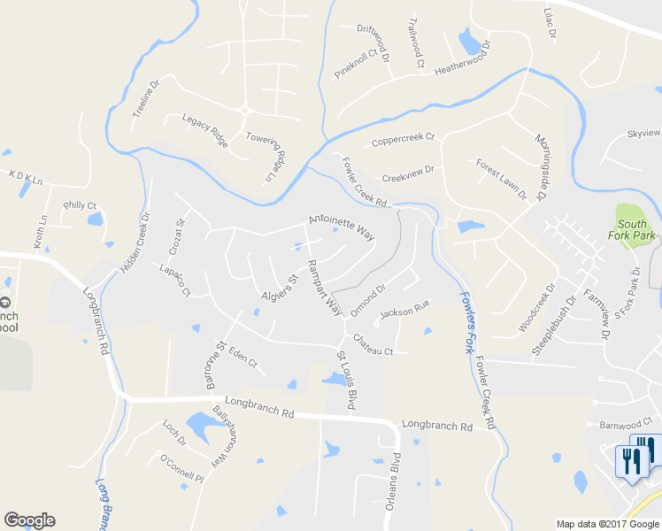map of restaurants, bars, coffee shops, grocery stores, and more near 2138 Algiers Street in Union