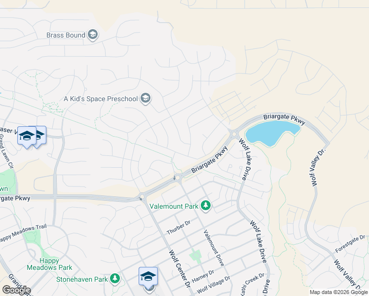 map of restaurants, bars, coffee shops, grocery stores, and more near 10132 Kentwood Drive in Colorado Springs
