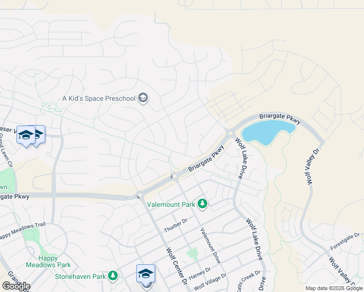 map of restaurants, bars, coffee shops, grocery stores, and more near 10132 Kentwood Drive in Colorado Springs