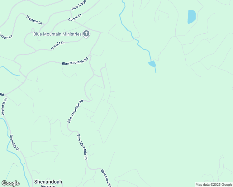 map of restaurants, bars, coffee shops, grocery stores, and more near 303 Huck Finn Drive in Front Royal