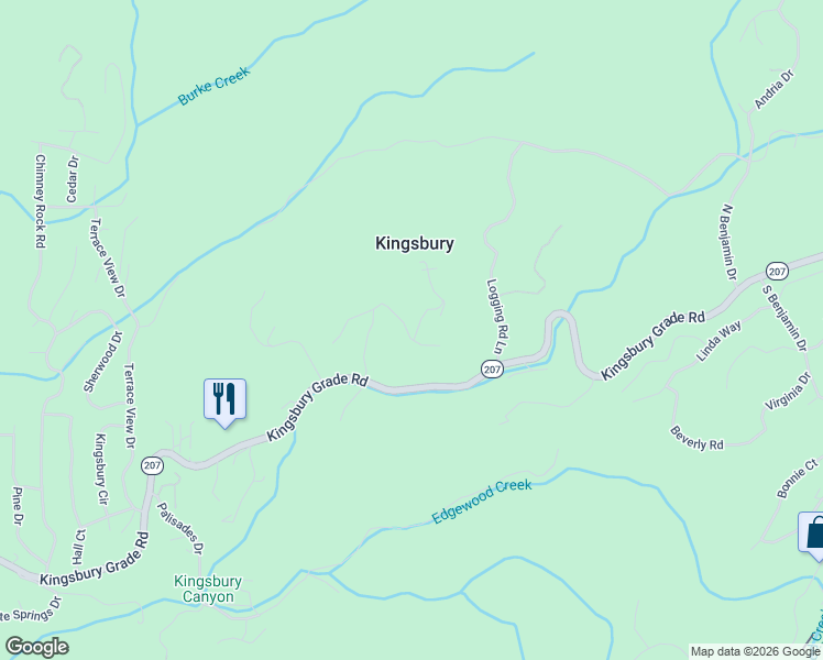 map of restaurants, bars, coffee shops, grocery stores, and more near 520 Laurel Circle in Zephyr Cove