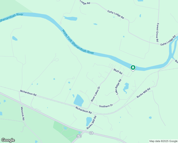 map of restaurants, bars, coffee shops, grocery stores, and more near 164 Lakes Valley Road in Strasburg