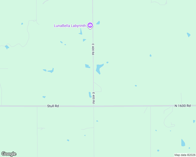 map of restaurants, bars, coffee shops, grocery stores, and more near 1628 East 400 Road in Lawrence