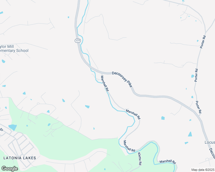 map of restaurants, bars, coffee shops, grocery stores, and more near 9242 Marshall Road in Covington