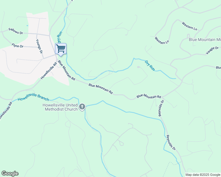 map of restaurants, bars, coffee shops, grocery stores, and more near 21 Hobbs Knob Road in Front Royal
