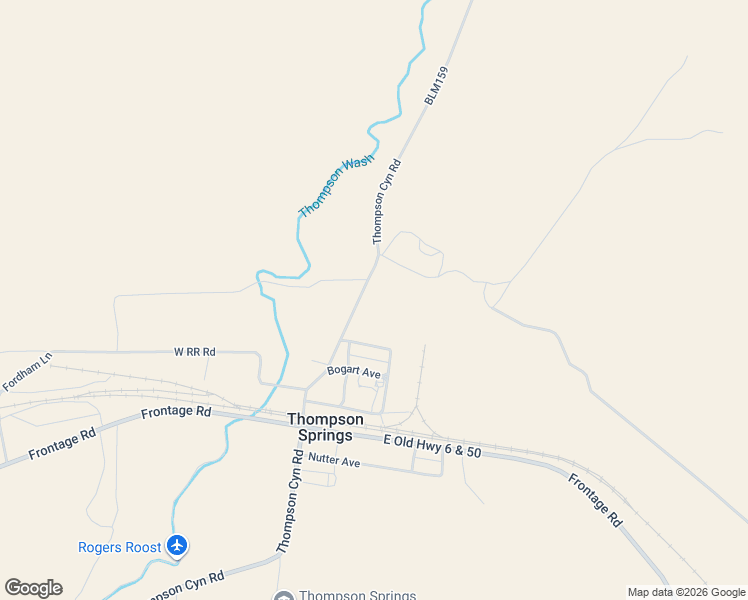 map of restaurants, bars, coffee shops, grocery stores, and more near 260 Sego Canyon Road in Thompson