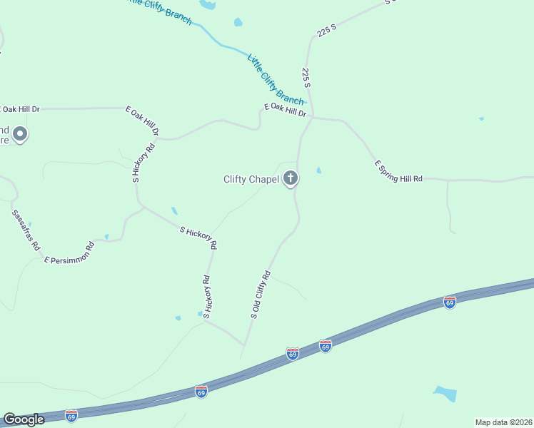 map of restaurants, bars, coffee shops, grocery stores, and more near 9622 East Birch Road in Bloomfield