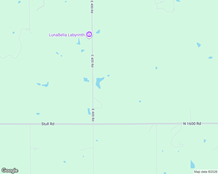 map of restaurants, bars, coffee shops, grocery stores, and more near 1628 East 400 Road in Lawrence