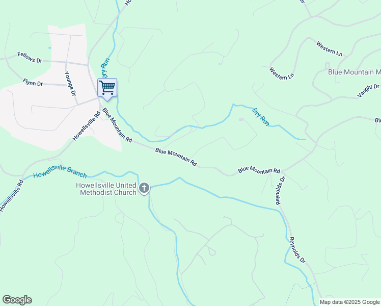map of restaurants, bars, coffee shops, grocery stores, and more near 21 Hobbs Knob Road in Front Royal