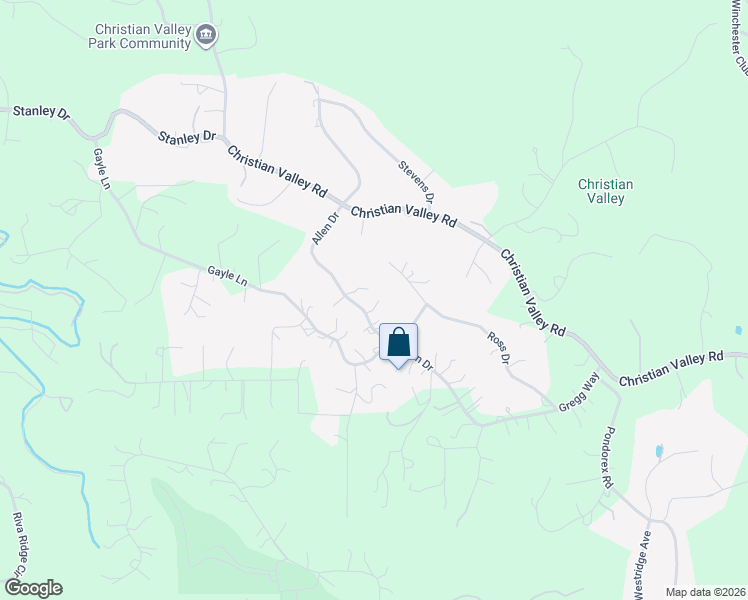 map of restaurants, bars, coffee shops, grocery stores, and more near 2560 Allen Drive in Auburn