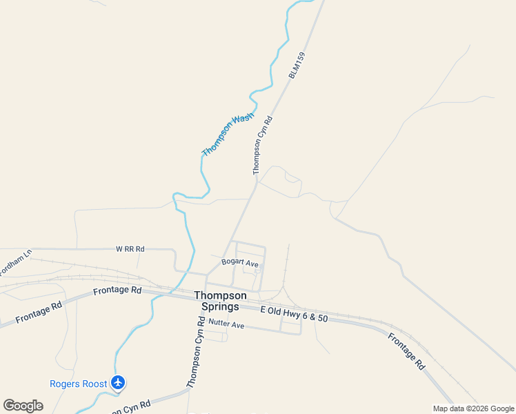 map of restaurants, bars, coffee shops, grocery stores, and more near 260 Sego Canyon Road in Thompson