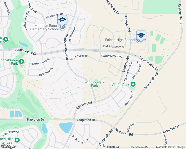 map of restaurants, bars, coffee shops, grocery stores, and more near Windingwalk Drive in Peyton
