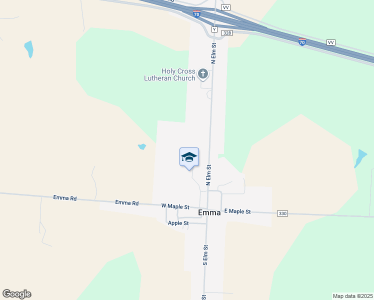 map of restaurants, bars, coffee shops, grocery stores, and more near in Emma